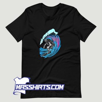 Astronaut In Space Surfer Surfing T Shirt Design