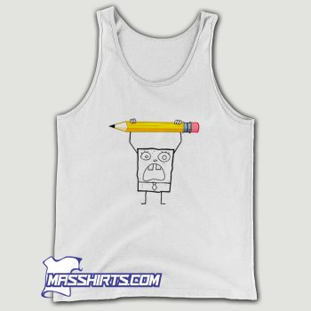 Spongebob Doodlebob Pencil Rage Tank Top