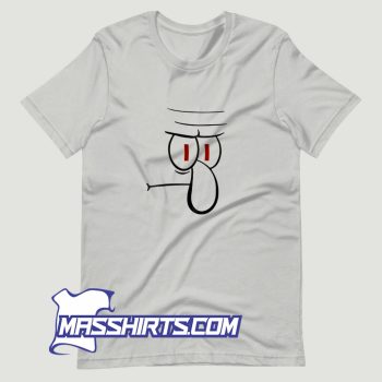 Squidward Big Face T Shirt Design