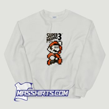 Super Mario Bros 3 Pixel Mario Sweatshirt