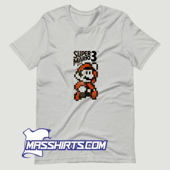Super Mario Bros 3 Pixel Mario T Shirt Design