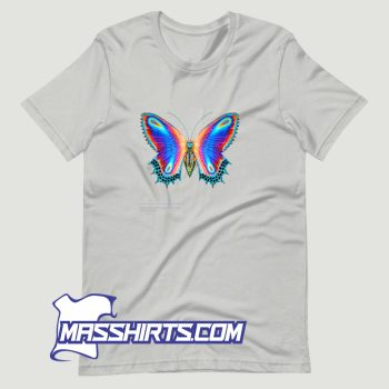Halsey Multicolor Butterfly T Shirt Design