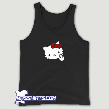 Kitty Middle Finger Tank Top