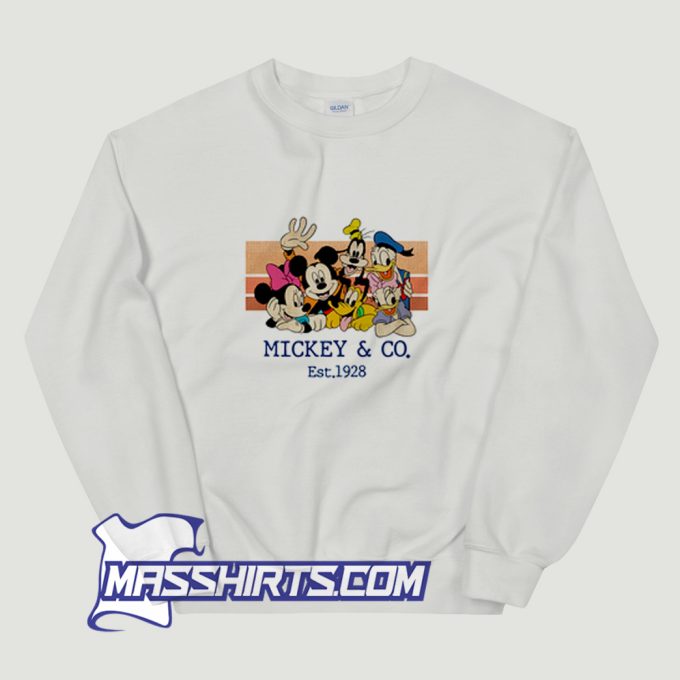 Mickey And Co Est 1928 Disneyworld Sweatshirt
