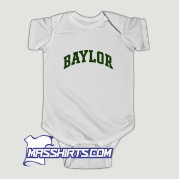 Awesome Baylor Logo Baby Onesie