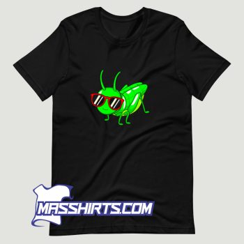 Grasshopper Wearing Eyeglasses T Shirt Design