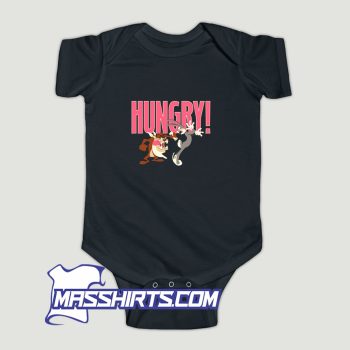 Looney Tunes Bugs And Taz Hungry Baby Onesie