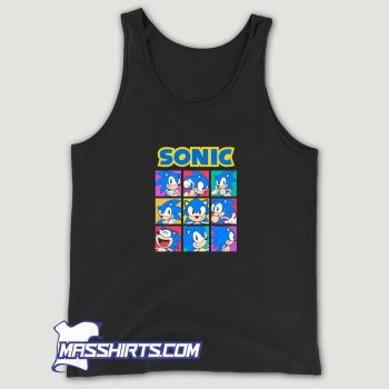 Vintage Sonic Face Tank Top