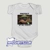 Baby Yoda Protect All At Costs Baby Onesie