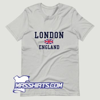 London England Flag T Shirt Design
