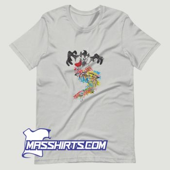 Looney Tunes Audacious Taz Tv T Shirt Design