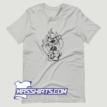 Looney Tunes Faded Taz T Shirt Design