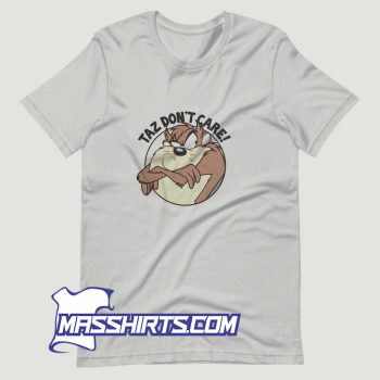 Looney Tunes Taz Dont Care T Shirt Design