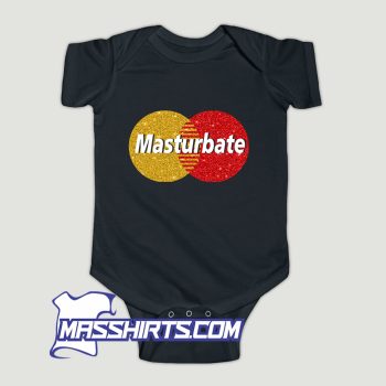 Masturbate Mastercard Parody Baby Onesie