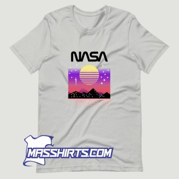 Nasa Space Sunset T Shirt Design