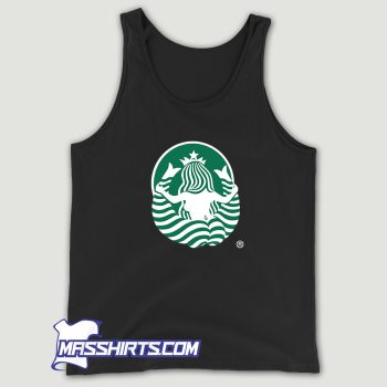 The Back Side Of The Starbucks Logo Tank Top